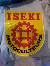 Autocollant motoculteurs iseki d'occasion  Combronde