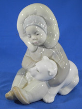 Lladro figurine eskimo for sale  Olney
