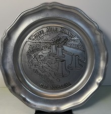 RARO REATOR DE USINA NUCLEAR ILHA DE TRÊS MILHAS TMI Wilton Armetale Plate comprar usado  Enviando para Brazil