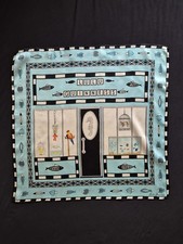 Lenço quadrado de seda LULU GUINNESS 54cm design de loja de animais pássaros peixes azul preto comprar usado Lenço quadrado de seda LULU GUINNESS 54cm design de loja de animais pássaros peixes azul preto comprar usado  Enviando para Brazil