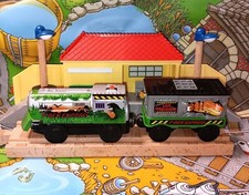 Usado, Lionel trem ferroviário de madeira motor T-Rex Express carro dinossauro Brio Thomas comprar usado  Enviando para Brazil