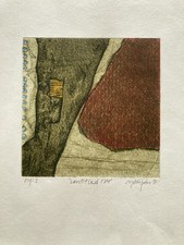 Vintage abstract etching for sale  LONDON