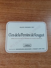 Etiquette vougeot clos d'occasion  Montigny-le-Bretonneux