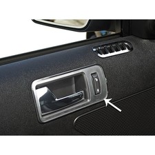 Placas de acabamento de maçaneta de porta de aço inoxidável escovado 2 peças para 2005-2013 Ford Mustang comprar usado  Enviando para Brazil