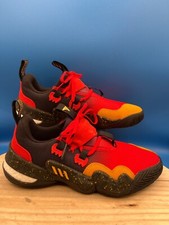 Usado, Tênis de basquete Adidas Trae Young 1 GY3772 masculino tamanho 10 preto/vermelho/amarelo malha comprar usado  Enviando para Brazil