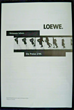 Loewe preisliste 1999 gebraucht kaufen  Kiel