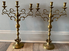 Pair vintage brass for sale  Harrisburg