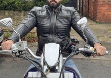 Motorcycle leather jacket for sale  NOTTINGHAM
