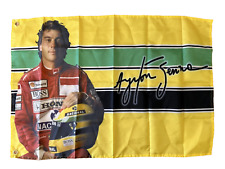 BANDEIRA ASSINATURA AYRTON SENNA F1 LEGEND comprar usado  Enviando para Brazil