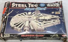 Vintage Remco Steel Tec Mega-Size Star Wars Millennium Falcon Conjunto de Construção comprar usado Vintage Remco Steel Tec Mega-Size Star Wars Millennium Falcon Conjunto de Construção comprar usado  Enviando para Brazil