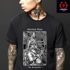 Camiseta unissex de algodão pesado Machine Head 'The Blackening' Metal Rock P-3XL 🤘 comprar usado  Enviando para Brazil