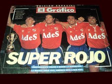 INDEPENDIENTE SUPERCUP Champion 1995 vs Flamengo - Revista ESPECIAL + PÔSTER, usado comprar usado  Enviando para Brazil