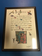 Irish blessing print for sale  Worcester