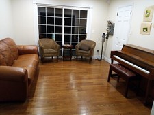 Piano white leather for sale  Brooklyn