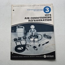 Chrysler 1974 Ar Condicionado Técnico de Refrigeração Livro de Referência 3, usado comprar usado Chrysler 1974 Ar Condicionado Técnico de Refrigeração Livro de Referência 3, usado comprar usado  Enviando para Brazil