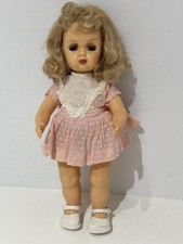 Vintage 1950's Tiny Terri Lee 10" Boneca Walker Marcada Vestido Rosa Loiro Encaracolado, usado comprar usado  Enviando para Brazil