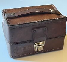 Vintage leather carry for sale  LOUGHBOROUGH