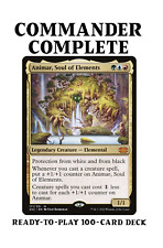 Deck personalizado Animar, Soul of Elements MORPHS Magic MTG Commander comprar usado  Enviando para Brazil