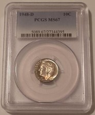 1948 roosevelt dime usato  Spedire a Italy