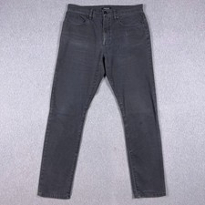 Usado, Calça Proof Rover Masculina 31x32 (Ajuste 33x32) Preta Fina Lona Reta Huckberry comprar usado  Enviando para Brazil