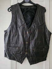 Men leather vest for sale  SLOUGH