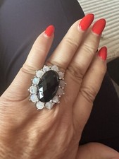 Jolie bague onyx d'occasion  Villeneuve-Loubet