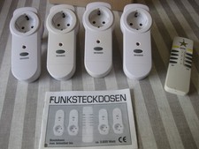 Funksteckdosen 4er set gebraucht kaufen  Flörsheim-Dalsheim