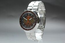 *Perto de ESTADO PERFEITO+++* SEIKO 5 relógio masculino esportivo temporizador de velocidade Bullhead 6138-0040 marrom comprar usado  Enviando para Brazil