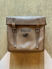 Incrível Vintage RARO 50s 60s Francês POSTES Bolsa de Correio de Couro, Bicicleta Motocicleta comprar usado  Enviando para Brazil