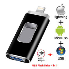 Usado, 2TB 1TB 4 in 1 USB 3.0 Flash Drive Speicherstick für iPhone Android  typ c PC comprar usado  Enviando para Brazil