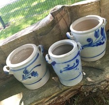 Steintopf grau blau gebraucht kaufen  Aachen