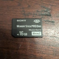 Cartão de memória Sony 16 Gb Memory Stick Pro Duo Magic Gate MARK2 preto comprar usado  Enviando para Brazil