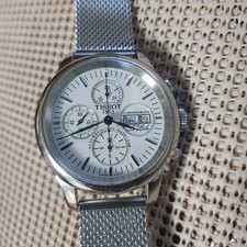 Relógio masculino Tissot Le Locle cronógrafo automático Valjoux 7750 mostrador branco .202 comprar usado  Enviando para Brazil