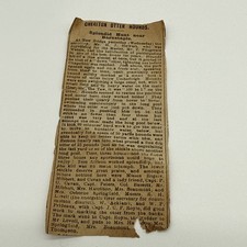 Newspaper cutting cheriton for sale  NEWTOWN