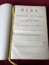Welsh family bible for sale  WALLASEY