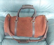 vintage duffel leather bag for sale  Colfax