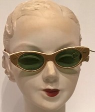 Óculos de sol Polaroid vintage olho de gato anos 40 e 50 Cool Ray óculos cateye pinup como está comprar usado Óculos de sol Polaroid vintage olho de gato anos 40 e 50 Cool Ray óculos cateye pinup como está comprar usado  Enviando para Brazil