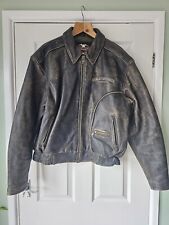 Brown distressed leather for sale  EXETER