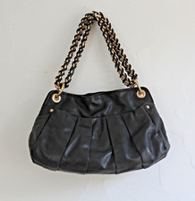 Sac cuir noir d'occasion  Capbreton