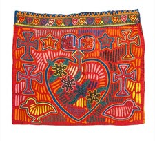 Usado, Maravilhoso raro Cuna Mola meados do século 20 de San Blas Panamá 1790 comprar usado  Enviando para Brazil