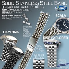 Pulseira RELÓGIO 20 mm, combina com nossa família de estojos DAYTONA, DIVE EXPLORER, SCALA comprar usado  Enviando para Brazil