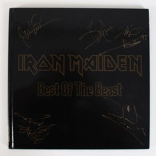 Iron Maiden Band livro assinado Best Of The Beast (5) - Certificado de autenticidade JSA comprar usado  Enviando para Brazil