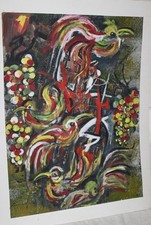 Schöne große mischtechnik gebraucht kaufen  Leipzig