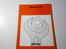 Stihl reparaturanleitung 017 gebraucht kaufen  Bargfeld-Stegen