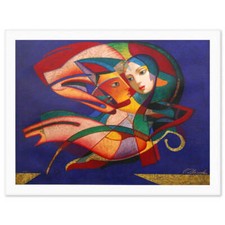 Oleg Zhivetin- Serigrafia "Swift Flight" comprar usado  Enviando para Brazil