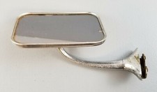 Espelho retrovisor lateral vintage decorativo cromado 5 x 3,5 retangular comprar usado  Enviando para Brazil