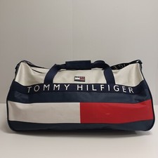 Bolsa de Duffle Tommy Hilfiger Vintage Weekender Azul Marinho Vermelho Branco❗LEIA A DESCRIÇÃO❗️ comprar usado  Enviando para Brazil