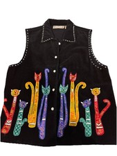 Vintage velvet vest for sale  Midland