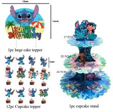 Stitch blue cake for sale  GLASGOW