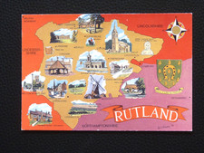 Map postcard rutland for sale  EDINBURGH